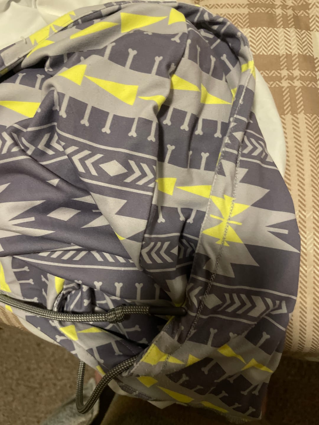 Customer photo review of Aztec Gray – Performance Hoodie