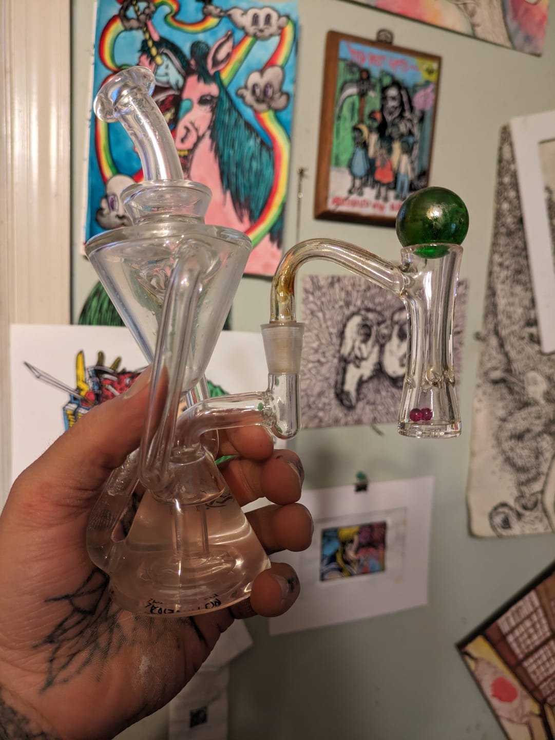 Customer photo review of Time Turner Mini Dab Rig