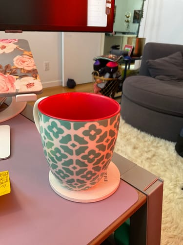 Customer photo review of Mosaian Coffee Mugs - Set of 6