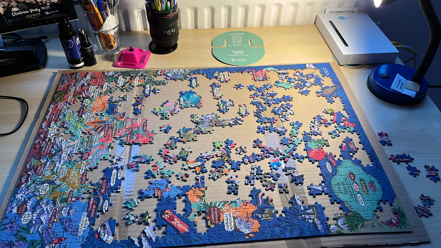 Customer photo review of Wine Puzzle - Italy