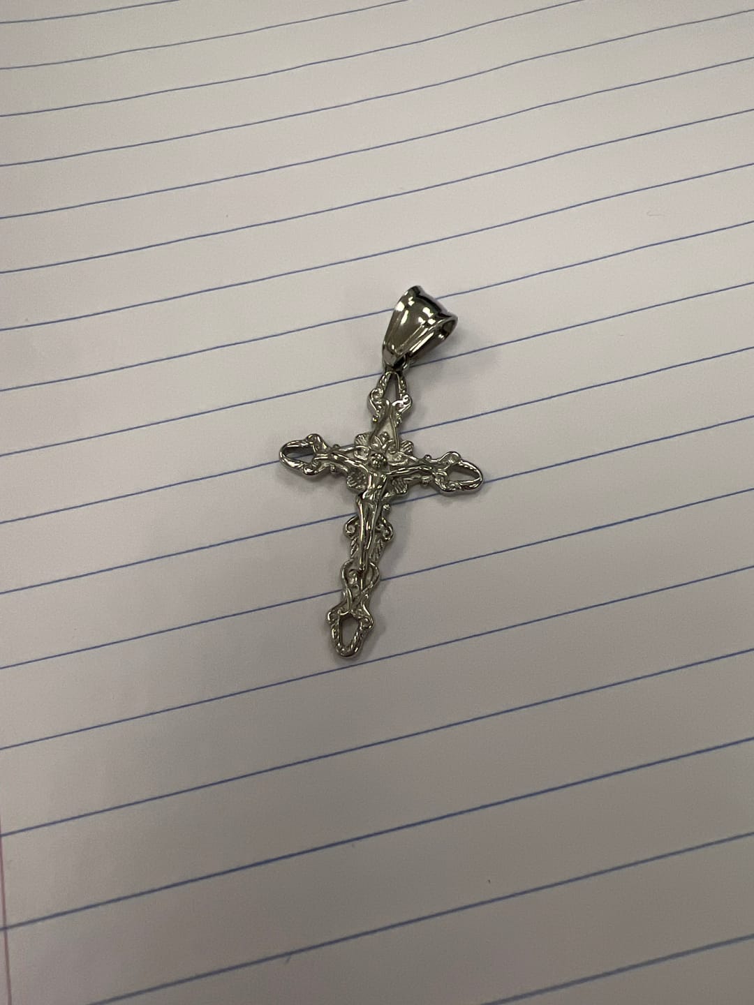 Customer photo review of CRUCIFIX CROSS PENDANT