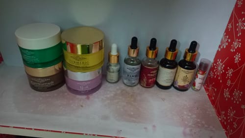 Customer photo review of Ujvala Skin Brightening Moisturizer