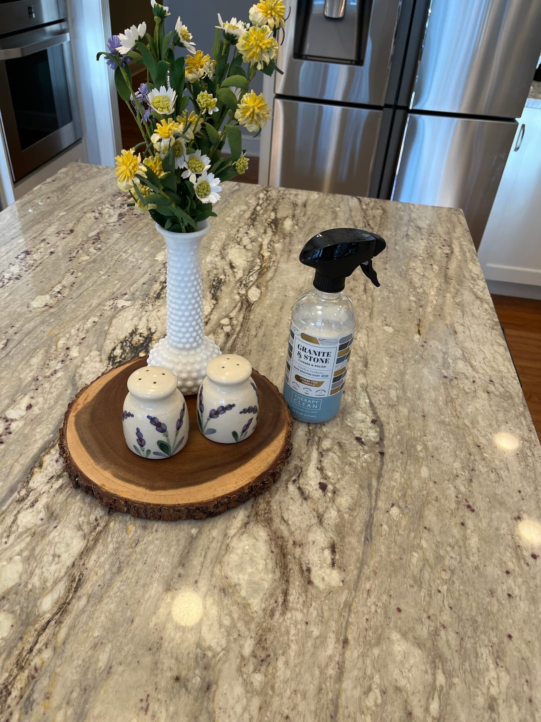 Customer photo review of Granite & Stone Cleaner & Polish 3-Pack