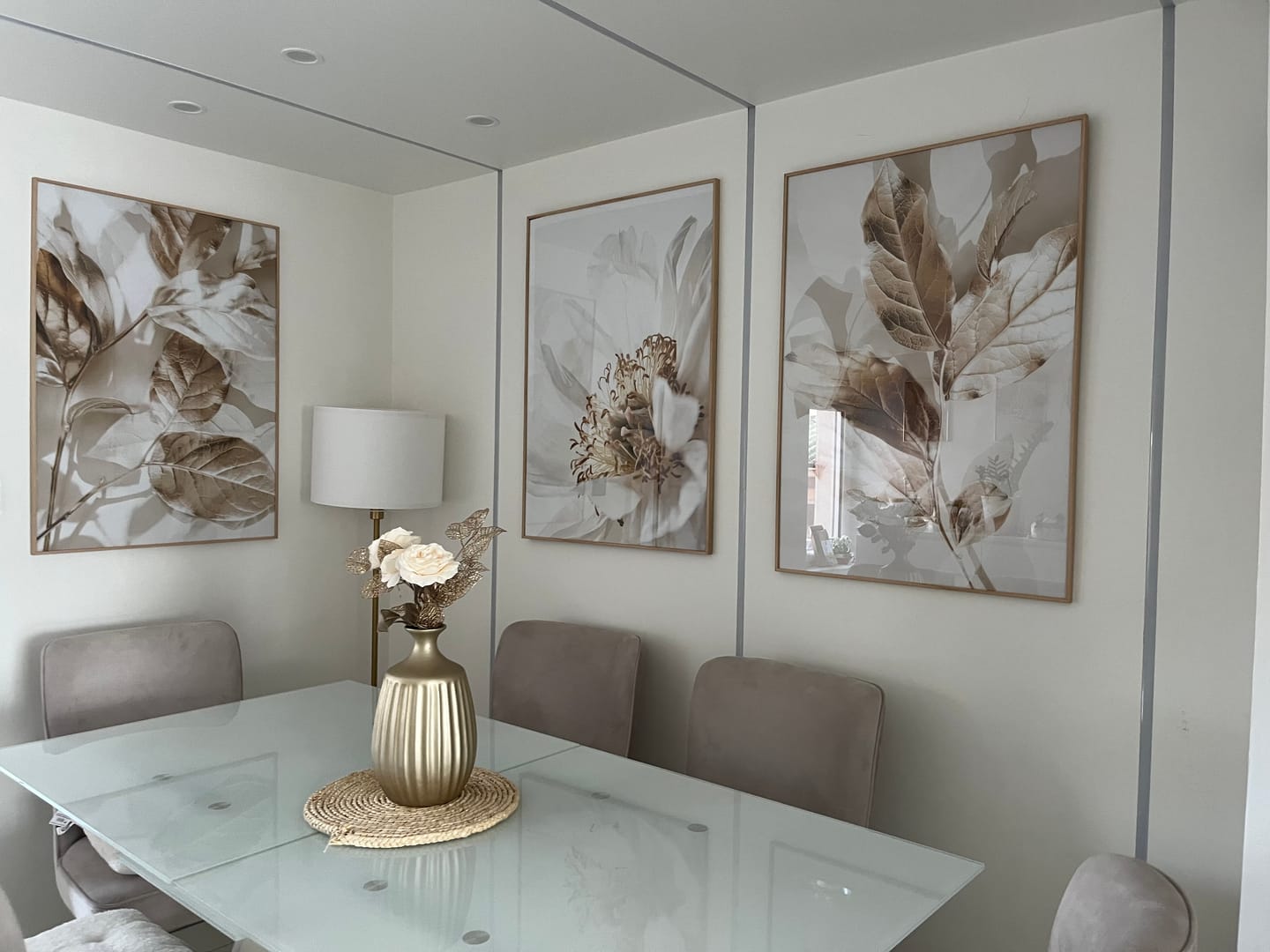 Customer photo review of Toile - White Calm