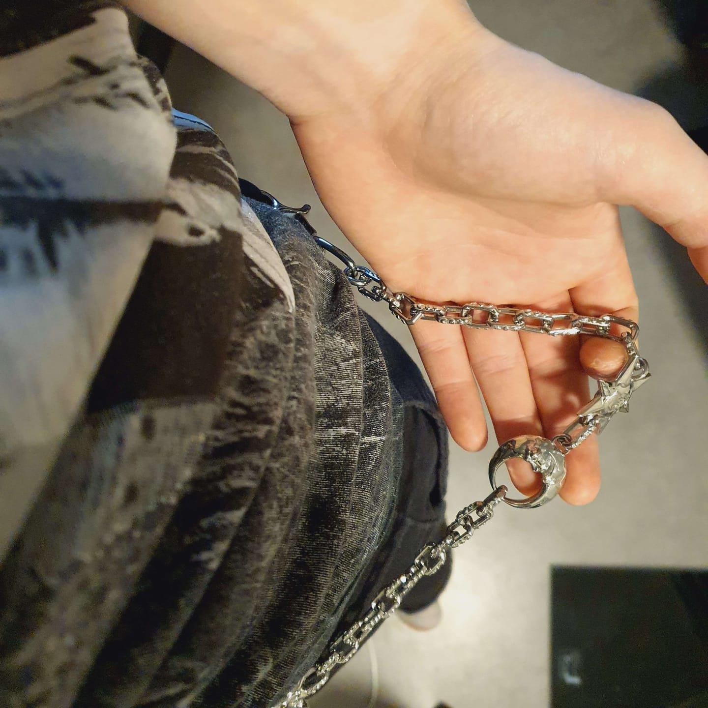 Customer photo review of ASTROLOGY WALLET CHAIN