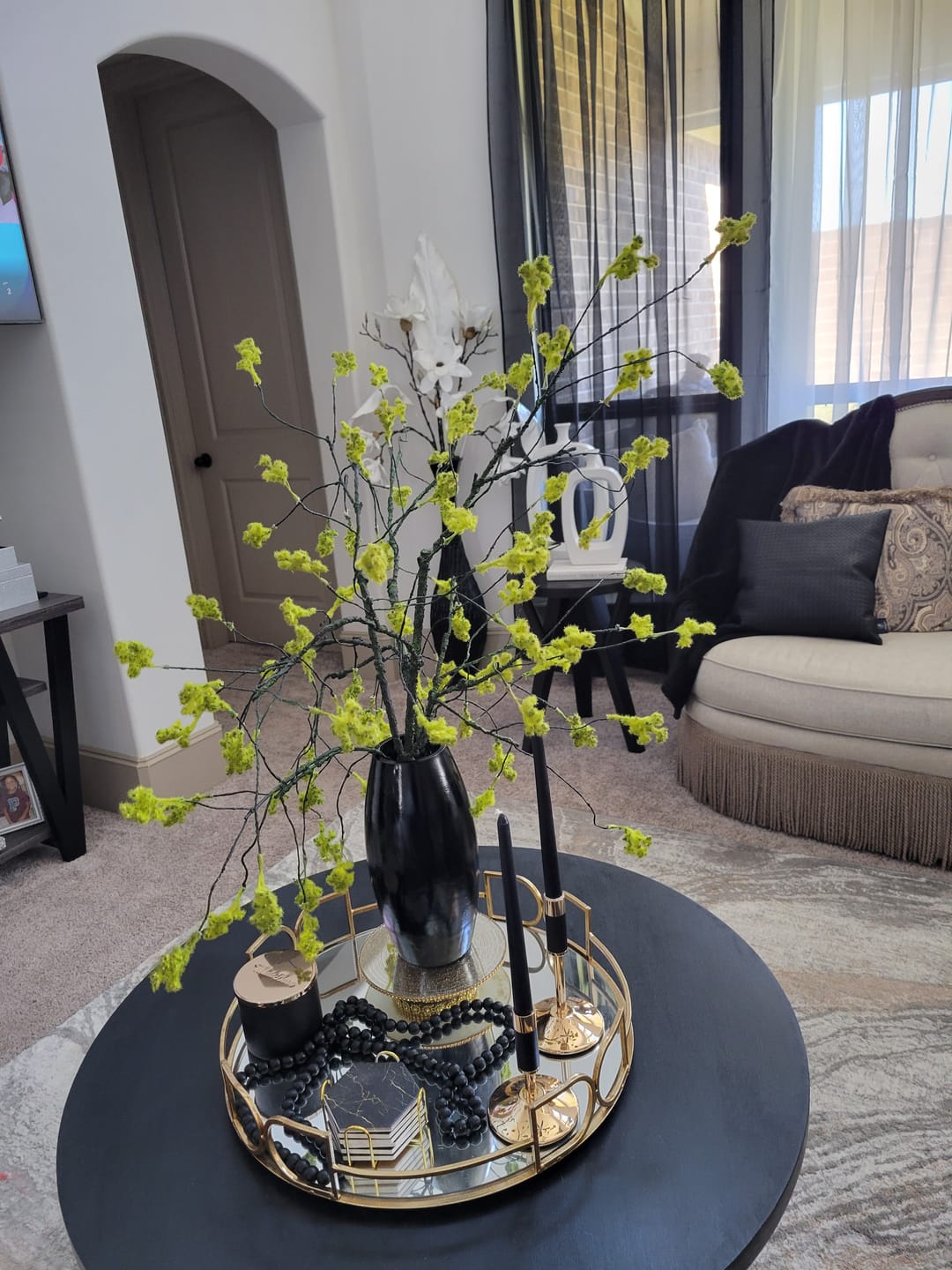 Customer photo review of Artificial Branch with Green Buds, High Quality Artificial Flower, DIY Flora, Home Decoration, Gifts, Home Decor by DesignedBy The Boss