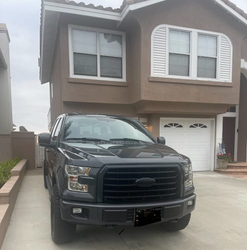 Customer photo review of 2011-2022 CALIFORNIA LICENSE PLATE DMV.CA.GOV - BLACK WITH WHITE TEXT 6"x12" (156.5mm x 305mm)