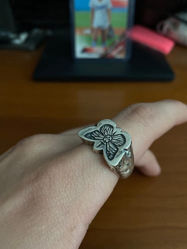 Customer photo review of Death Moth Ring
