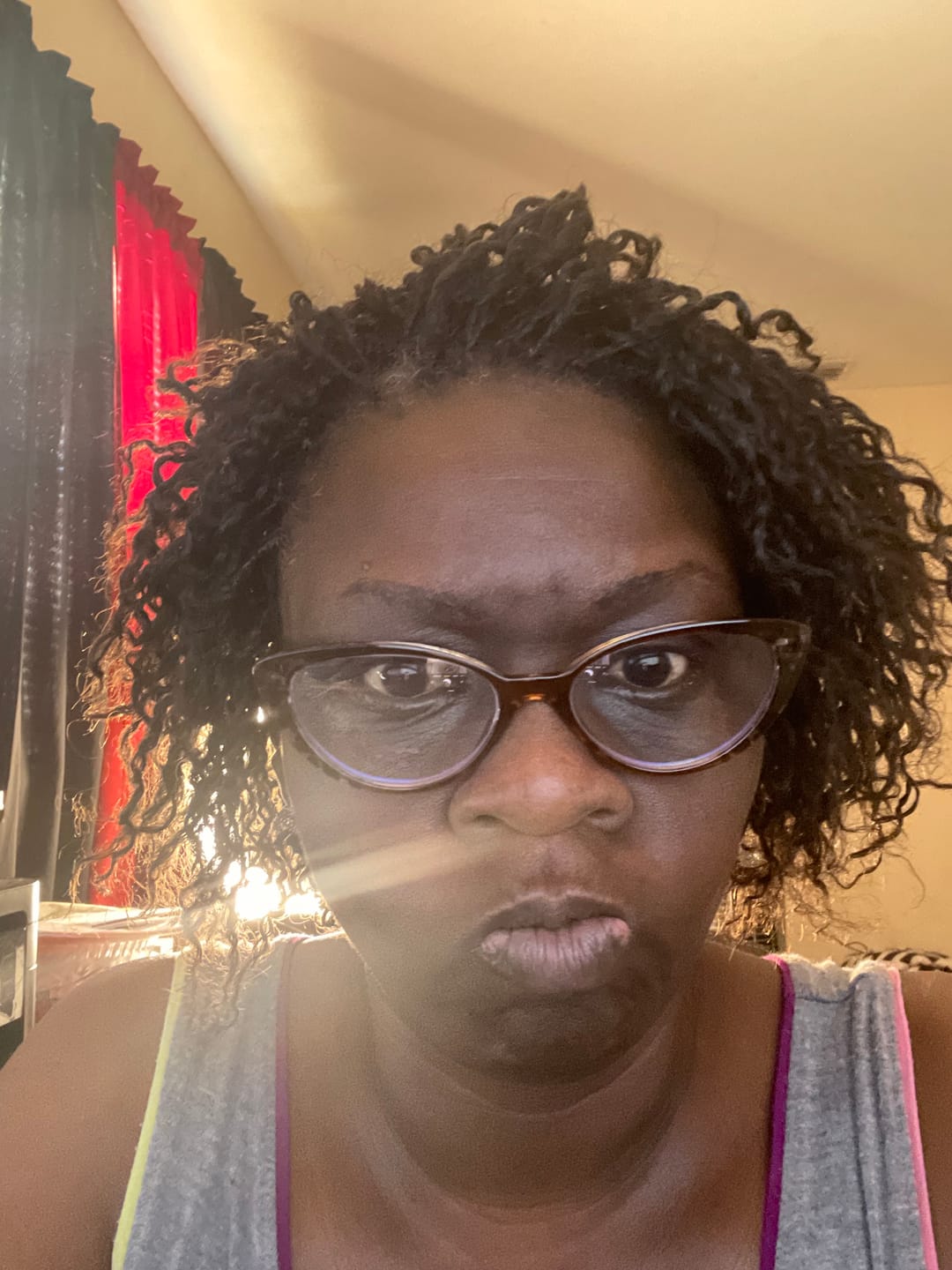 Customer photo review of Afro Kinky Bulk Human Hair Extensions