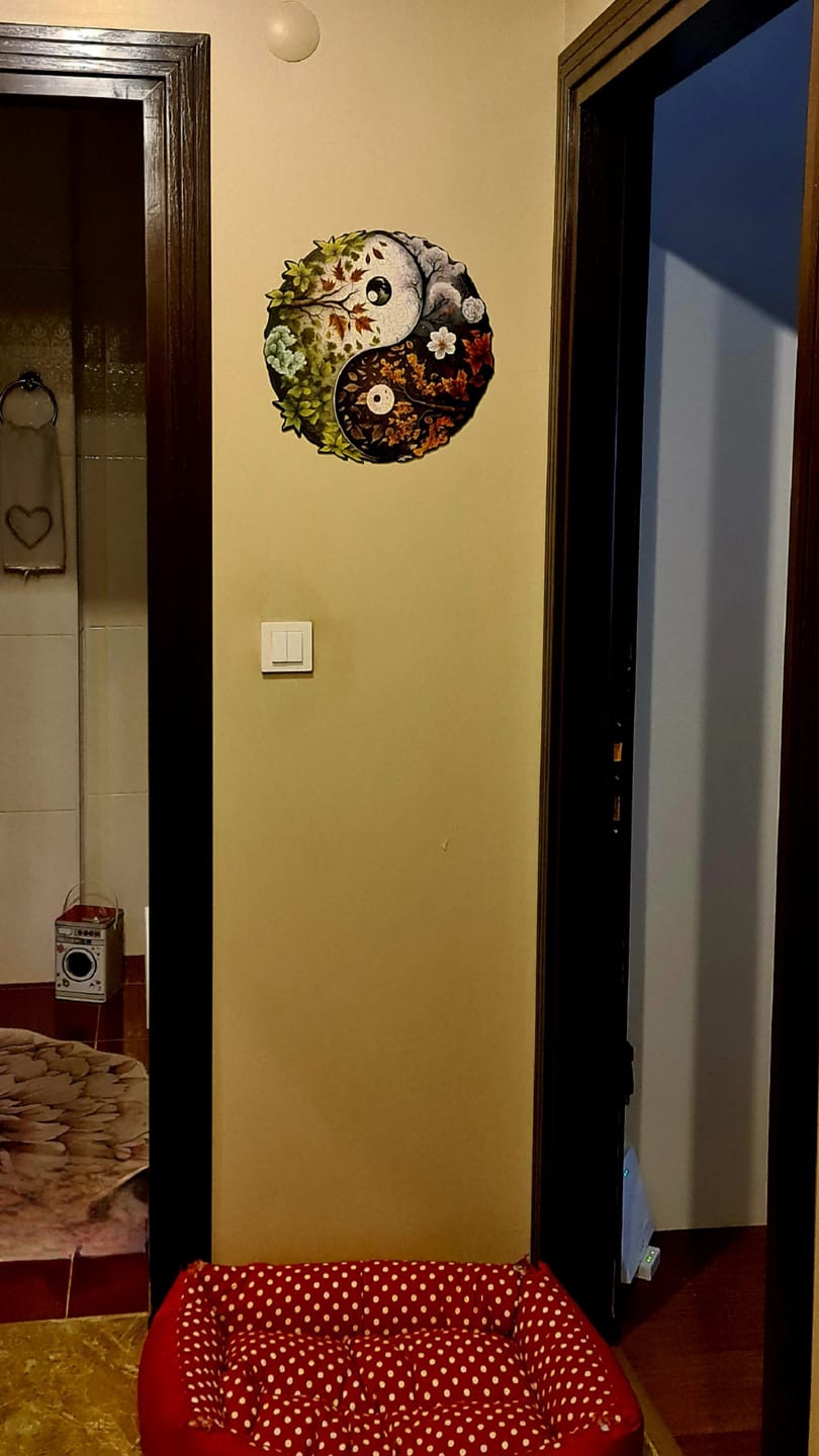 Customer photo review of 4 Season Yin Yang - Ahşap Puzzle