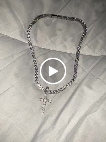 Customer video review of ICE BREAKER CHAIN. - 5MM WHITE GOLD