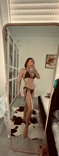 Customer photo review of Dominica Bottom - Dark Brown