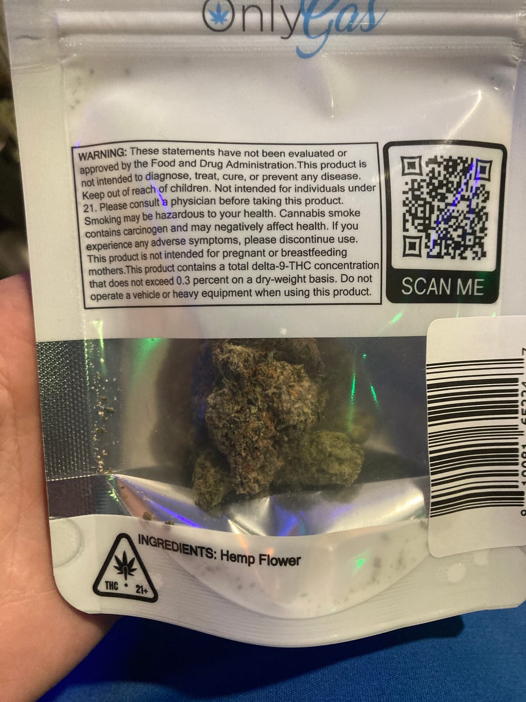 Customer photo review of Gelato 45 - THCa Flower