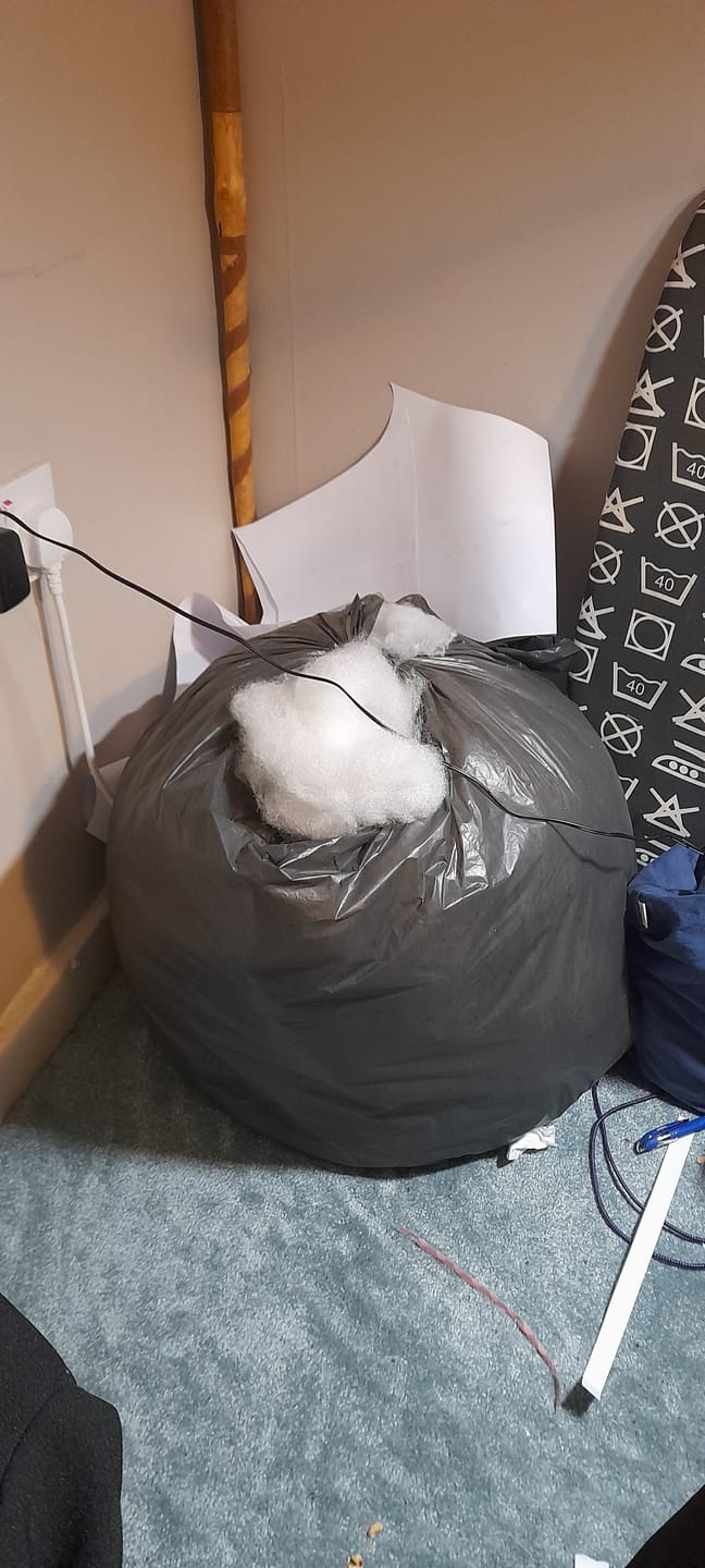 Customer photo review of BUY 1 GET 1 FREE Pull Apart Soft Stuffing for Toys , Cushions , Crafts - 1KG