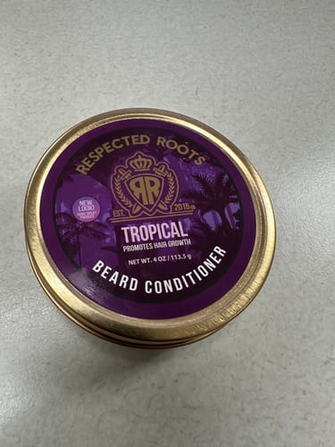 Customer photo review of Respected Roots Beard Conditioner - Tropical Scent (4 oz.)
