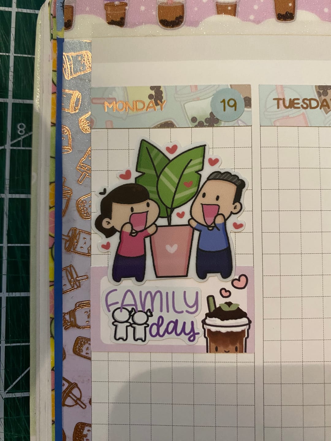 Customer photo review of Holidays Planner Stickers Set