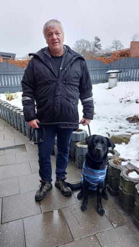 Kundeanmeldelse med foto af Herre Vinterjakke | Sort | Kaiito