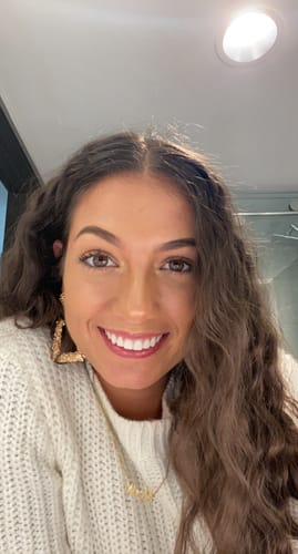 Customer photo review of DAINTY SCRIPT NAME NECKLACE