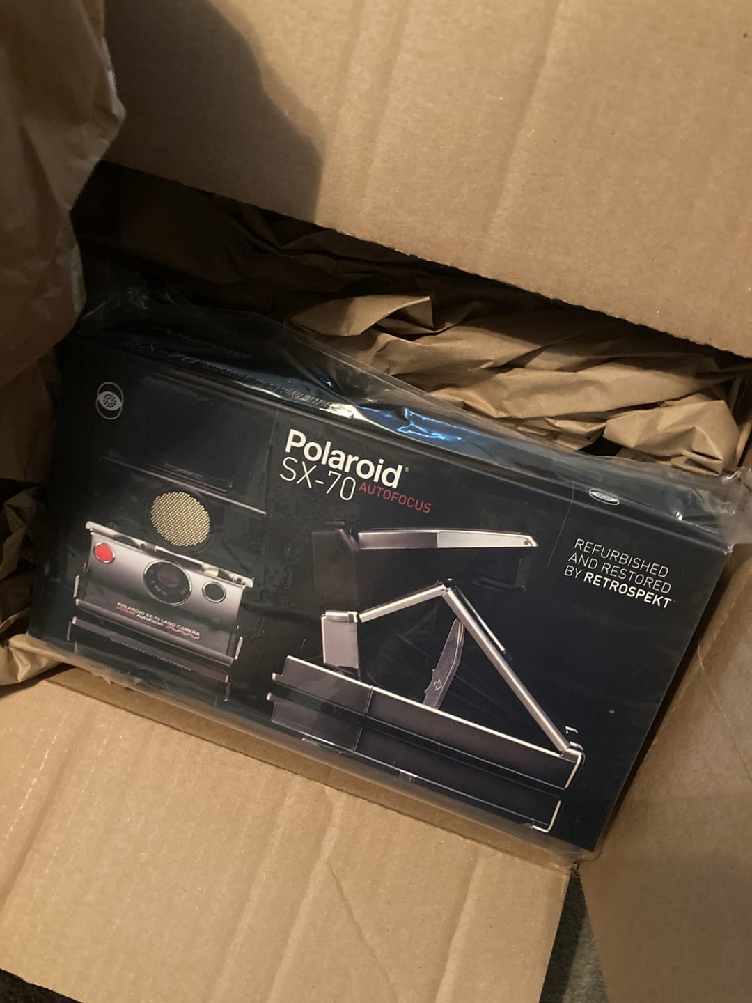 Customer photo review of Polaroid Sonar Autofocus SX-70 to 600 Film Conversion with Repair Service