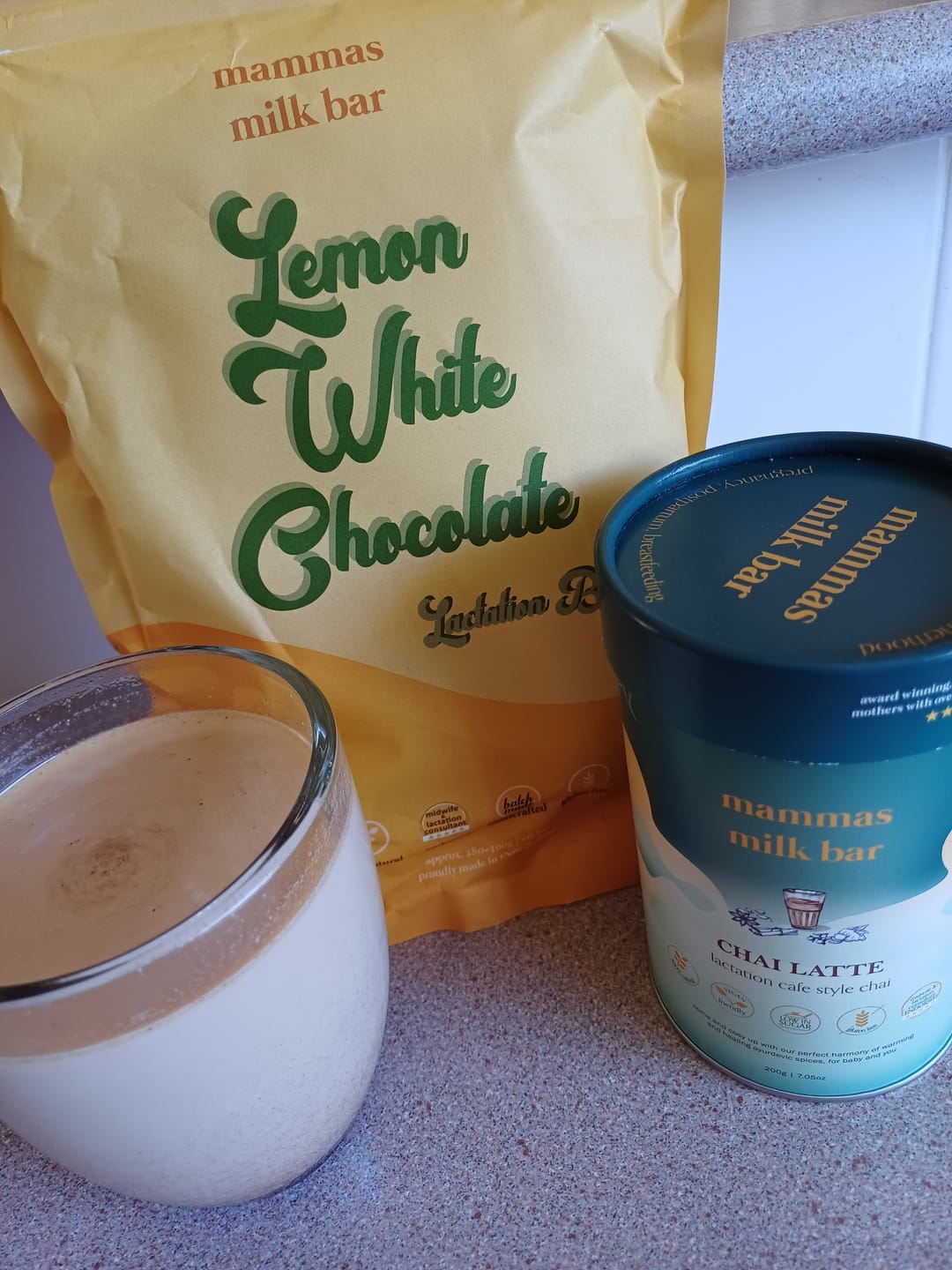 Customer photo review of Lactation Chai Latte