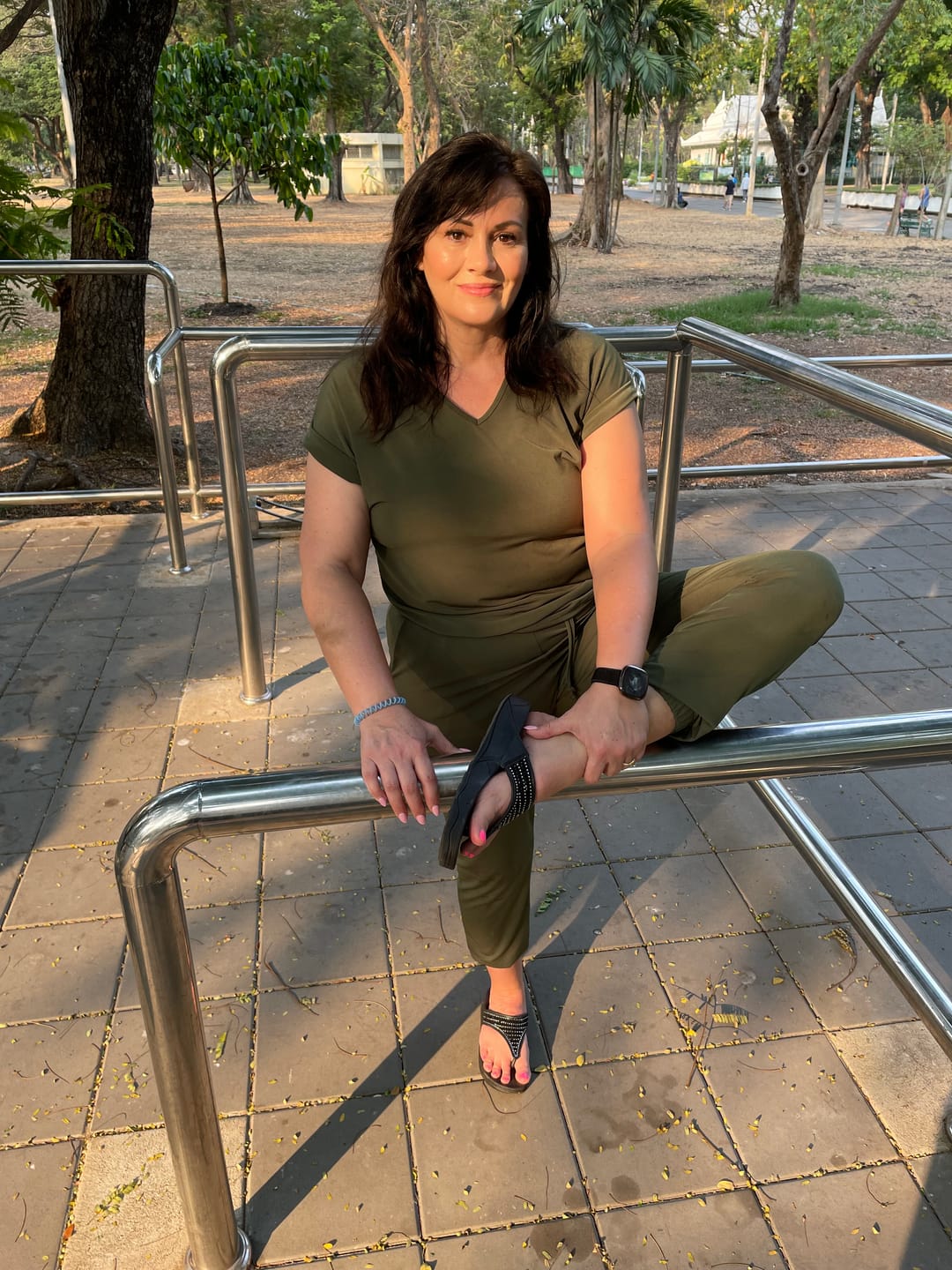 Customer photo review of Brigitte Brianna Street Joggers