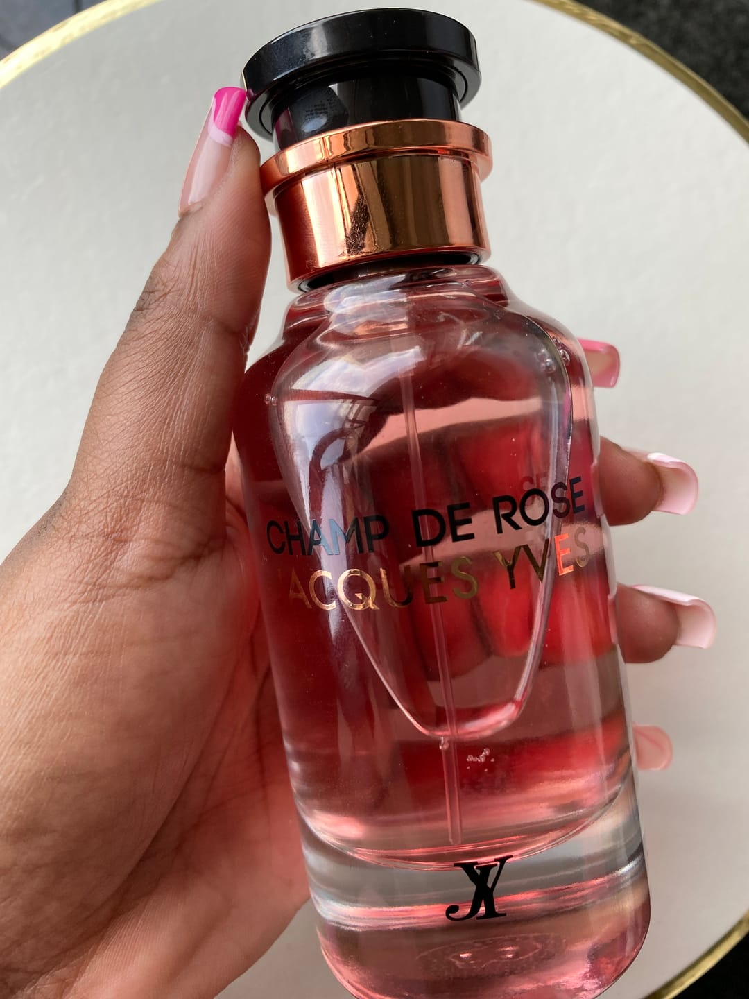 Customer photo review of Champ De Rose Jacques Yves EDP perfume 100ml