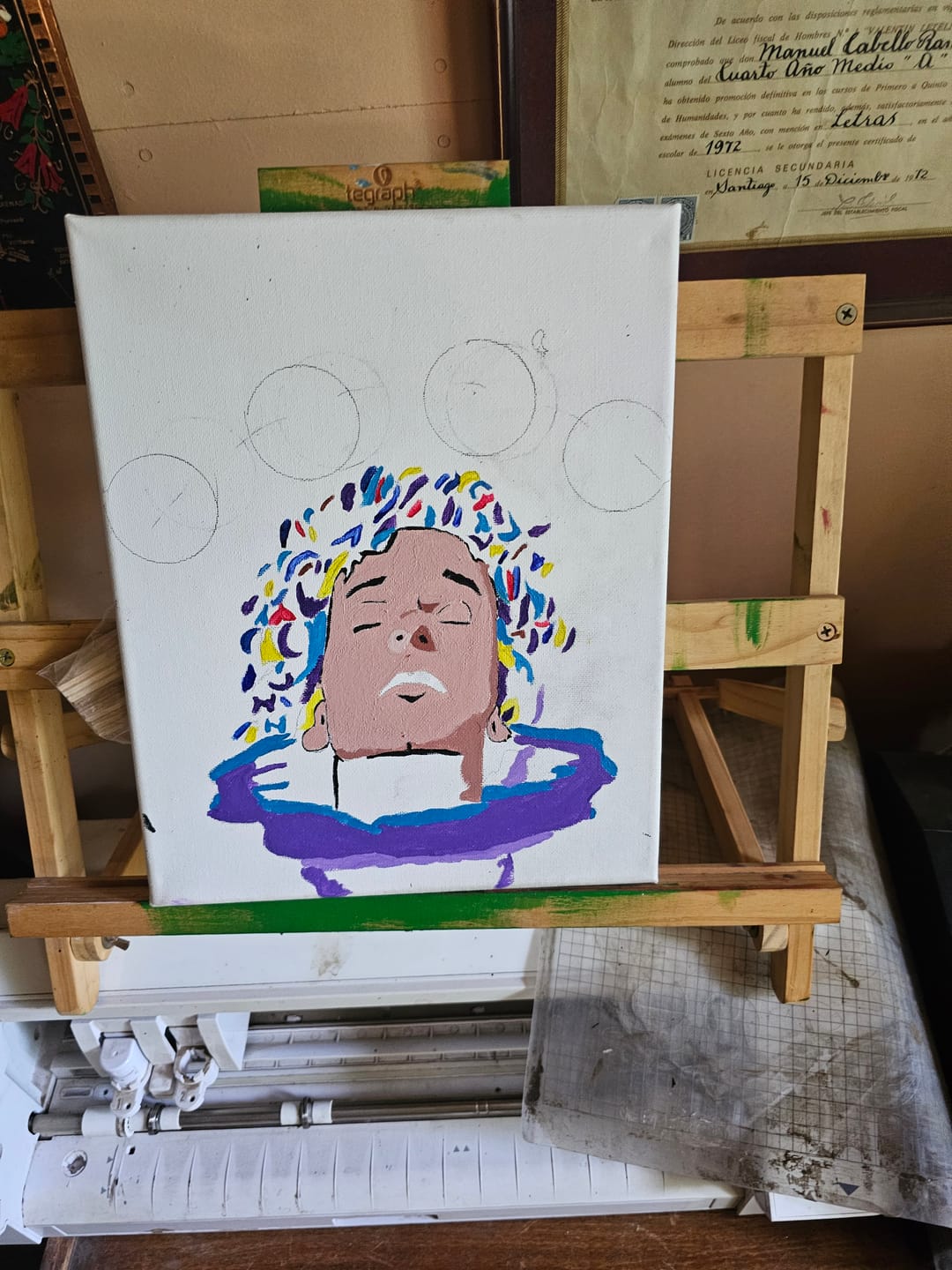 Customer photo review of Talens Art Creation Acrylic Colour - Set 12 Acrílicos Tubos 75 ml