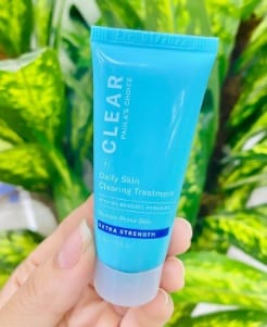 Customer photo review of Extra Strength Daily Skin Clearing Treatment with 5% Benzoyl Peroxide