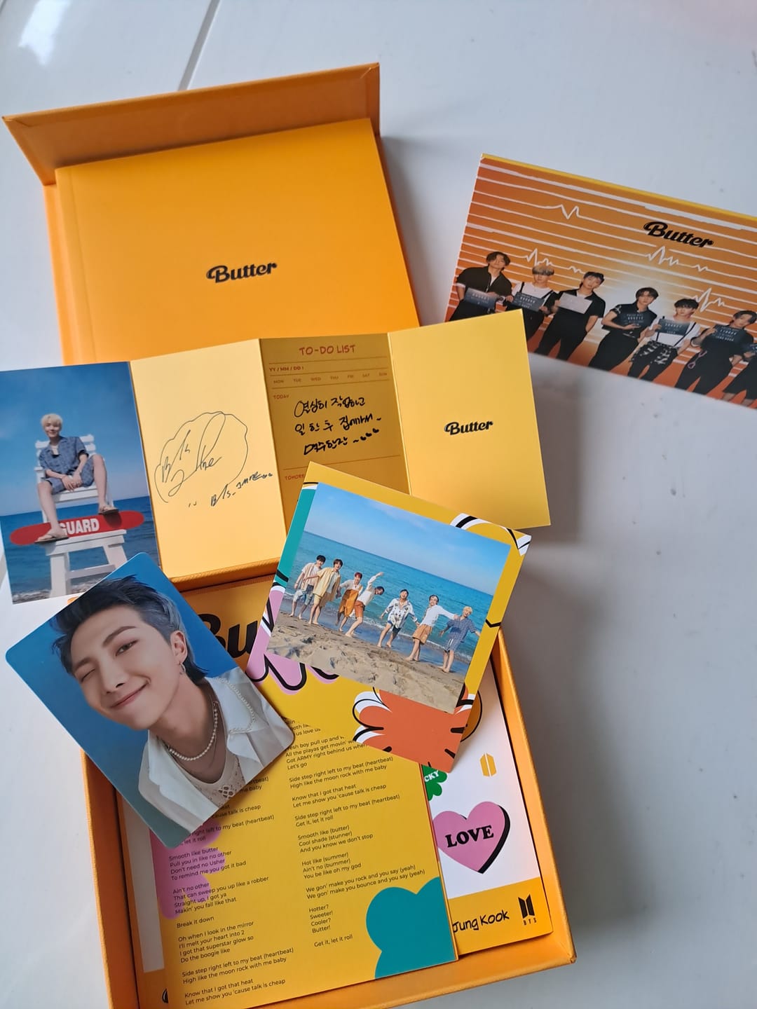 Customer photo review of BTS - SINGLE ALBUM [BUTTER]