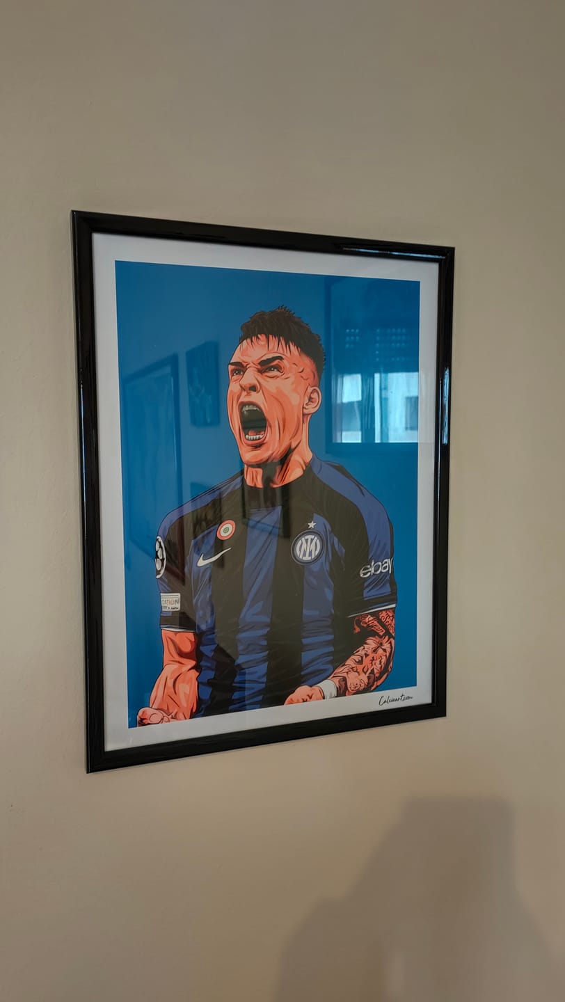 Customer photo review of LAUTARO ESULTANZA DERBY CHAMPIONS LEAGUE
