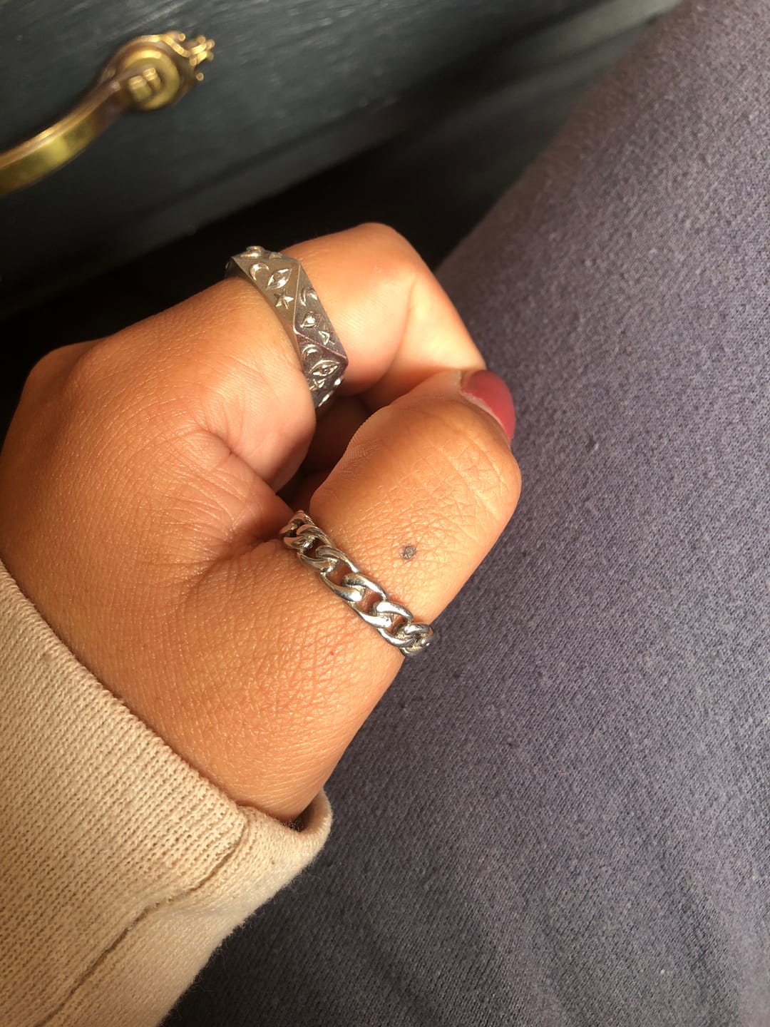 Customer photo review of MINI CUBAN RING