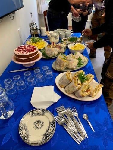 Customer photo review of Lemon & Raspberry Cake