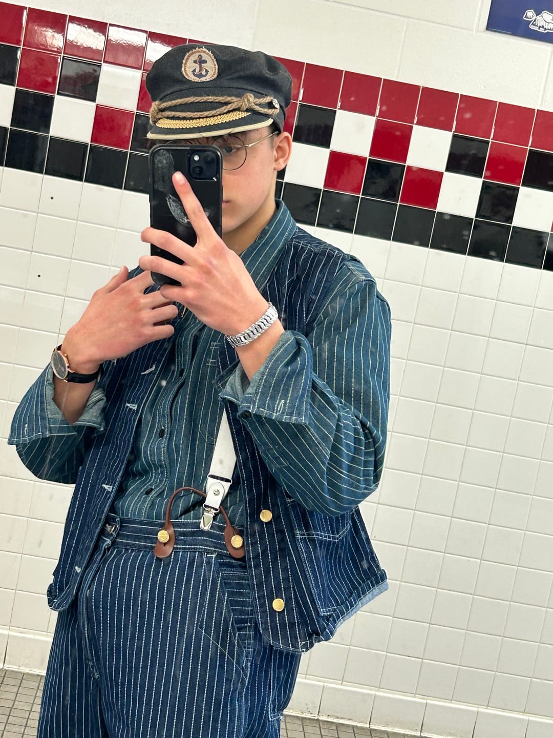 Customer photo review of 9 oz Wabash Vent Hole Work Shirt