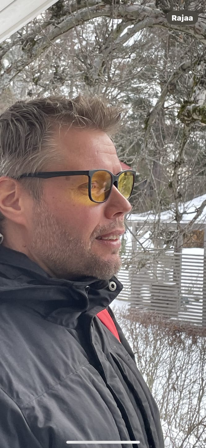 Customer photo review of KAJO päivälasit musta