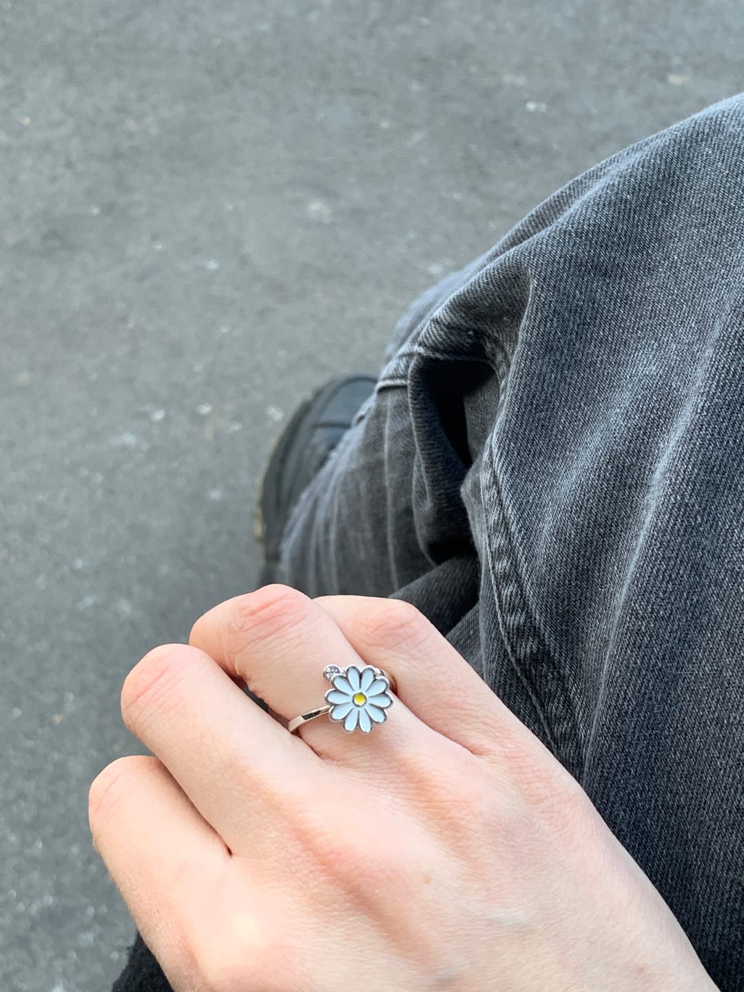 Customer photo review of Bague d'Anxiété Ajustable - DAISY