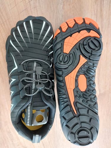 Customer photo review of (1+1 GRATIS AKTION) GroundWalker EXPERT PRO- Rutschfeste Mitteldicke  Barfußschuhe für den Frühling