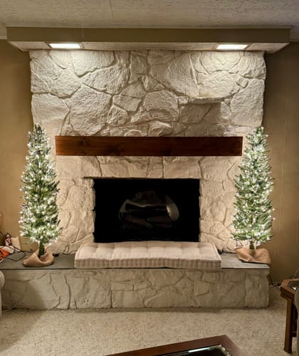Customer photo review of Contemporary Mantels