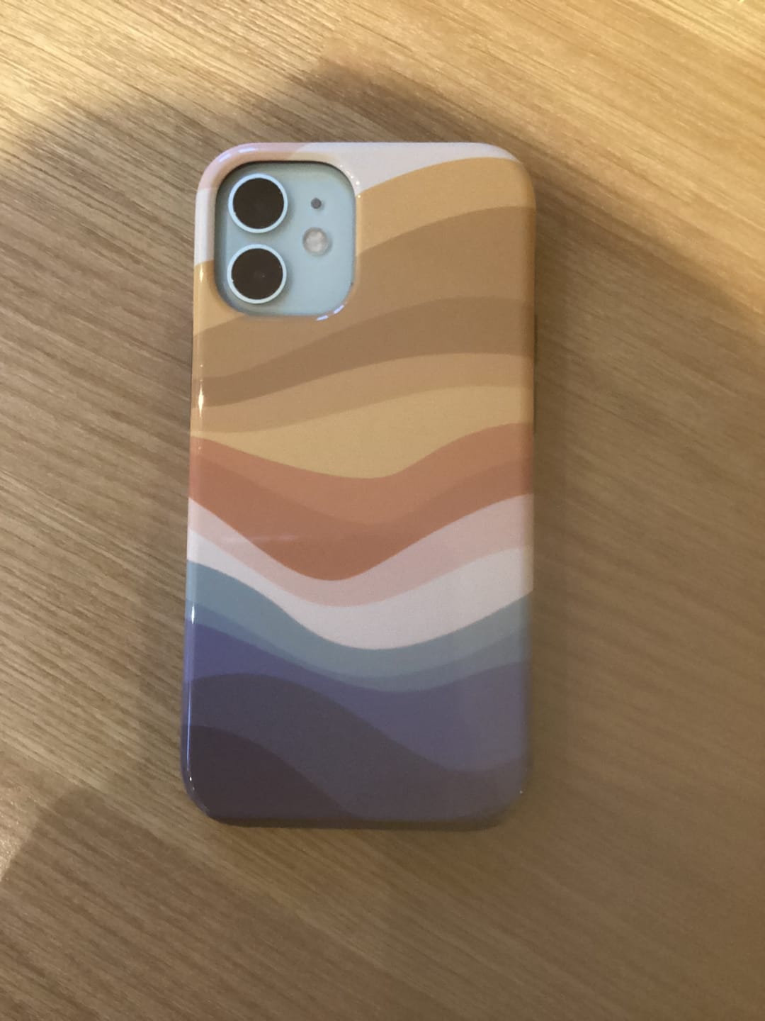 Customer photo review of Retro Sunset - Tough Phone Case