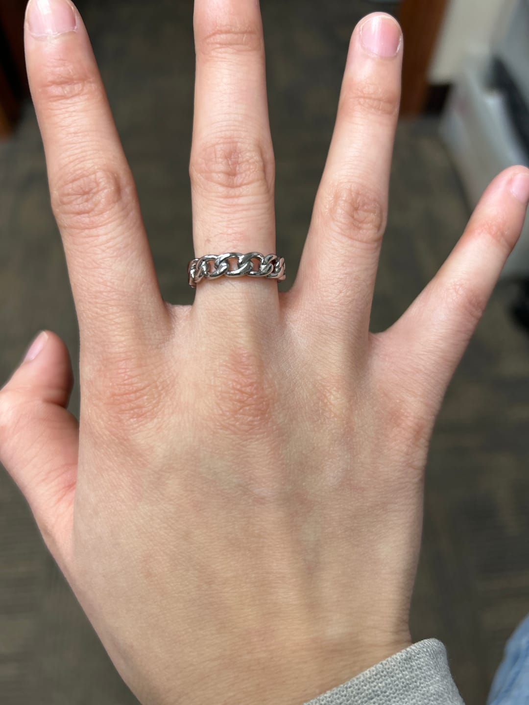 Customer photo review of MINI CUBAN RING
