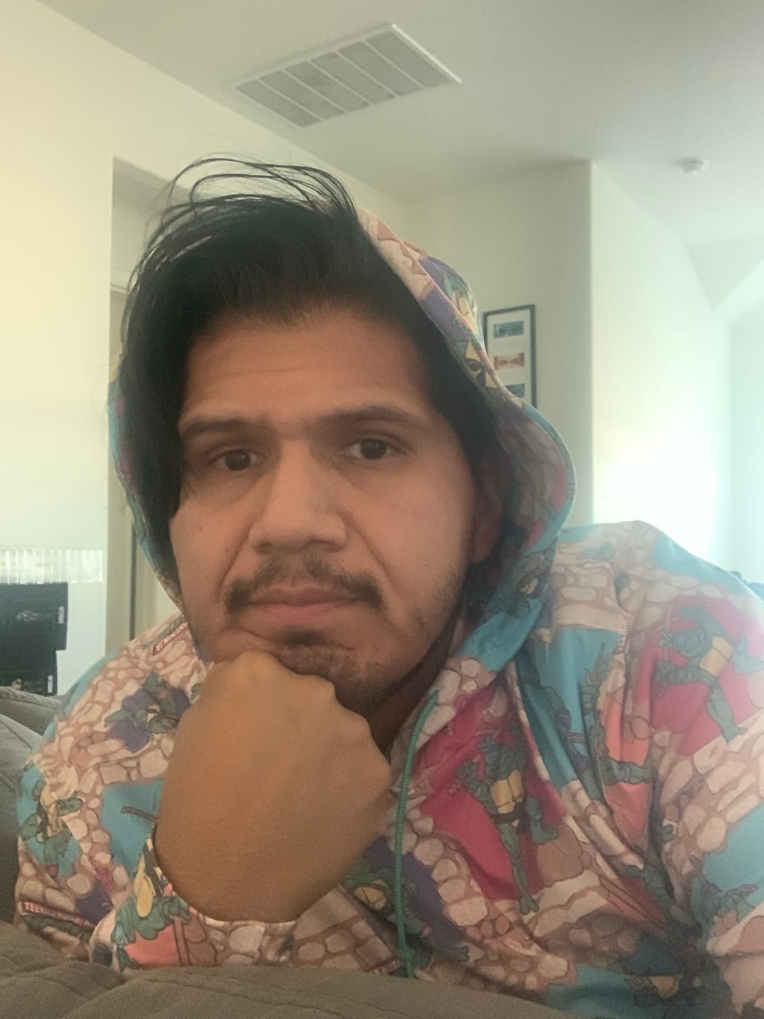 Customer photo review of Teenage Mutant Ninja Turtles "Cowabunga Covers" – Performance Hoodie