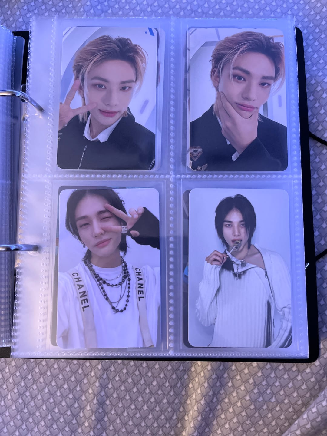 Customer photo review of PREMIUM PHOTOCARD SLEEVES - PINK VERSION (61x91MM)