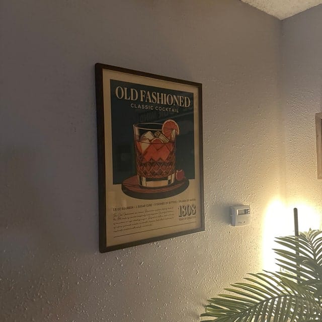 Customer photo review of Old Fashioned - Classic Cocktail Poster