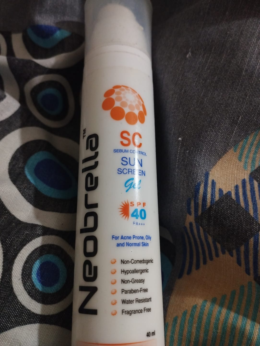 Customer photo review of Neobrella SC (Sebum control gel) (SPF 40 and PA +++)