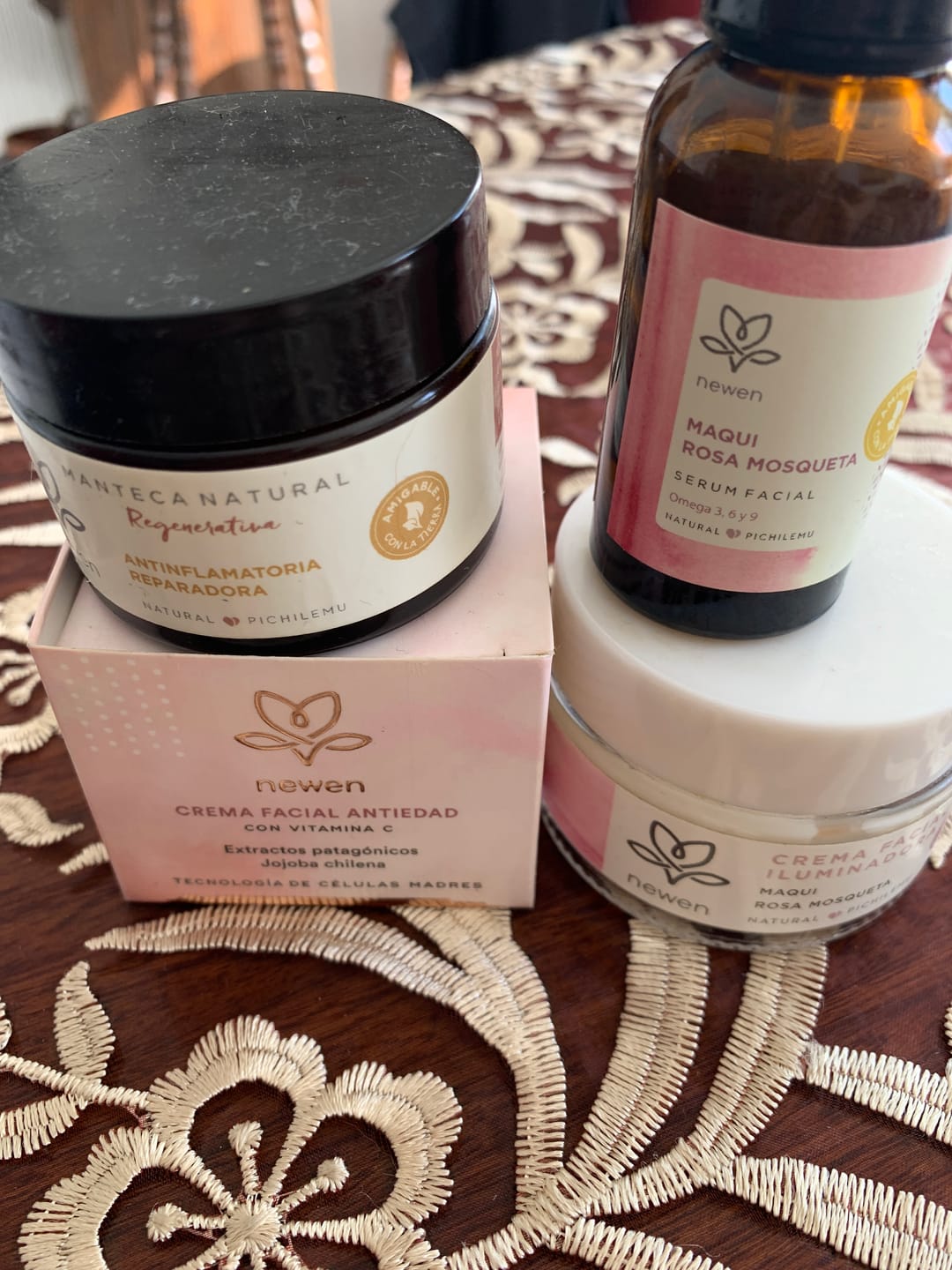 Customer photo review of Pack Tratamiento Concentrado Antiedad