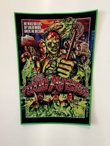 Customer photo review of The Toxic Avenger - Backpatch