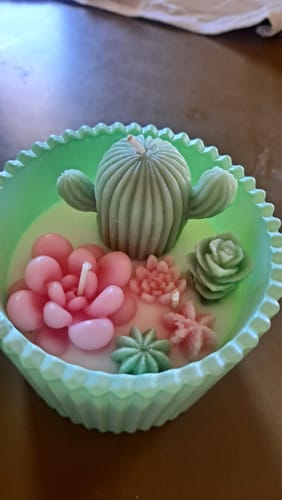 Customer photo review of Cactus Blossom (Candle)