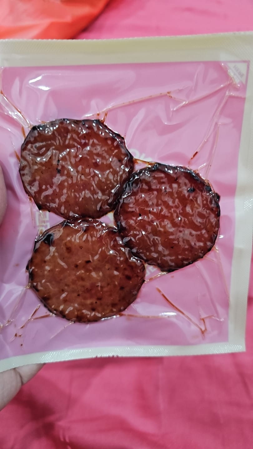 Customer photo review of BBQ Dollar Meat (Coin) Pork Dried Meat Bakkwa