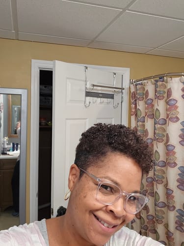 Customer photo review of Wash and Go System with Medium Hold for Curly Hair | Fragrance-Free