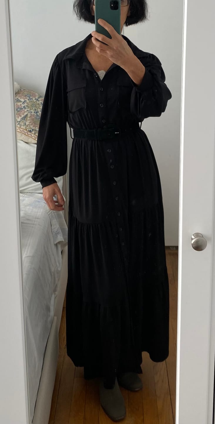 Customer photo review of Brigitte Brianna La La Maxi Dress