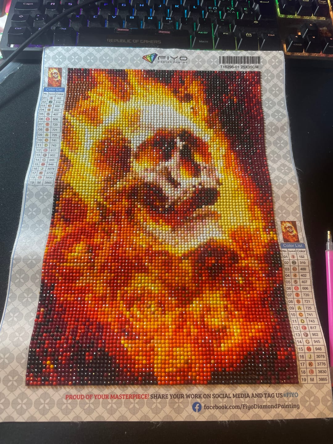 Customer photo review of DIAMOND PAINTING | EIGENES BILD